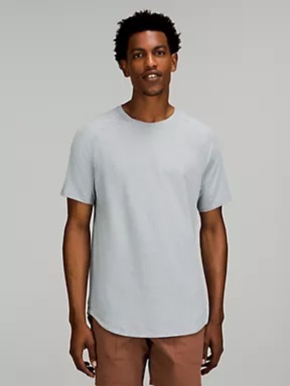 Lululemon Drysense Short-Sleeve Shirt – Men’s Medium – Heathered Chambray